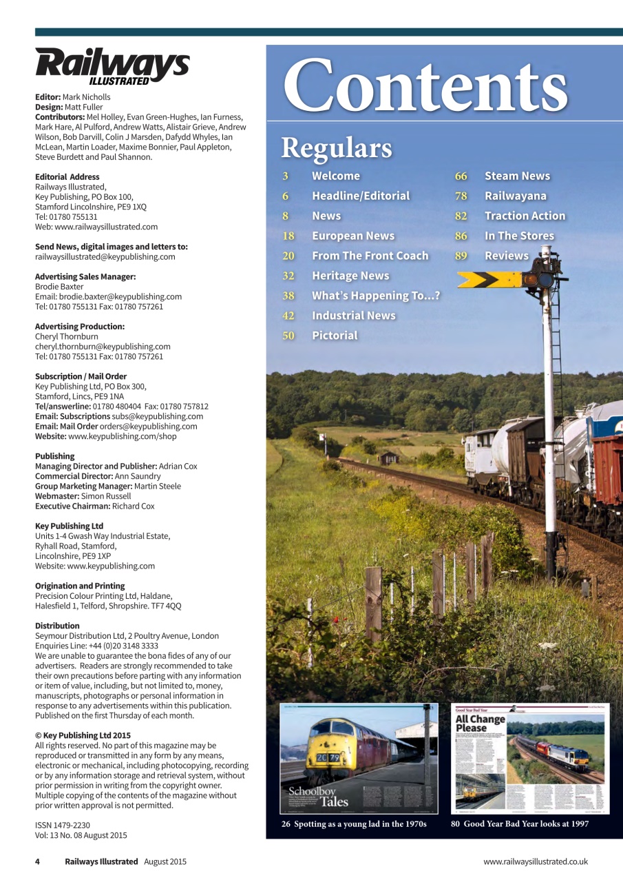 Railways Illustrated Preview Pages