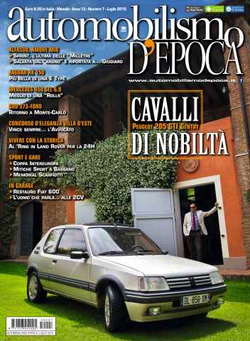 Automobilismo d'Epoca issue Automobilismo d'Epoca 7 2015