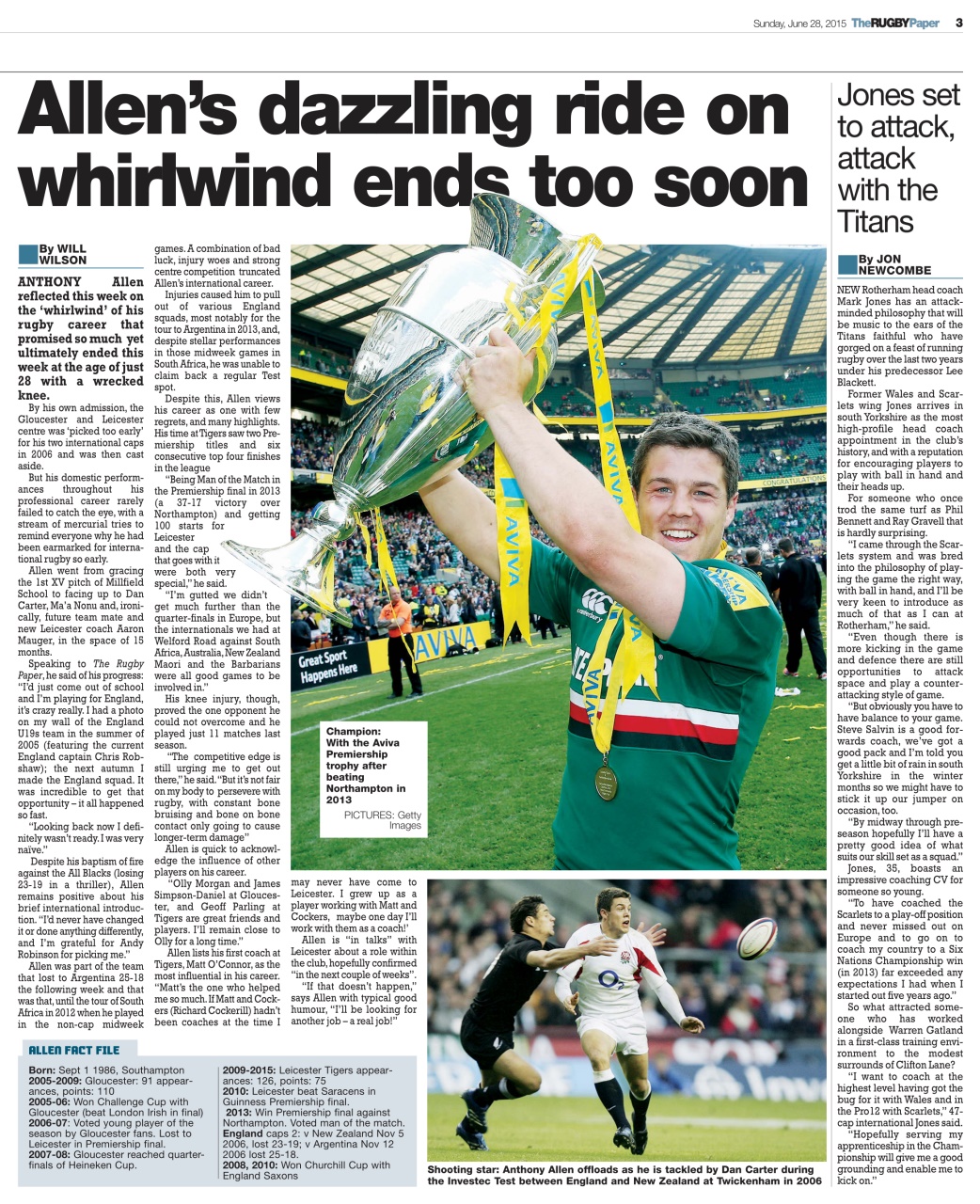 The Rugby Paper Preview Pages