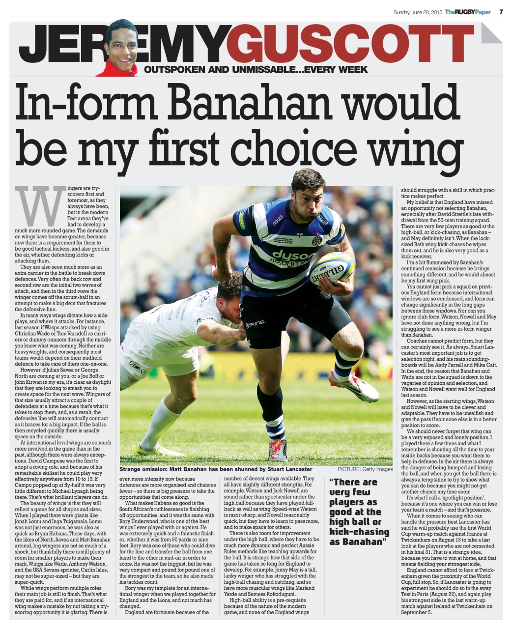 The Rugby Paper Preview Pages