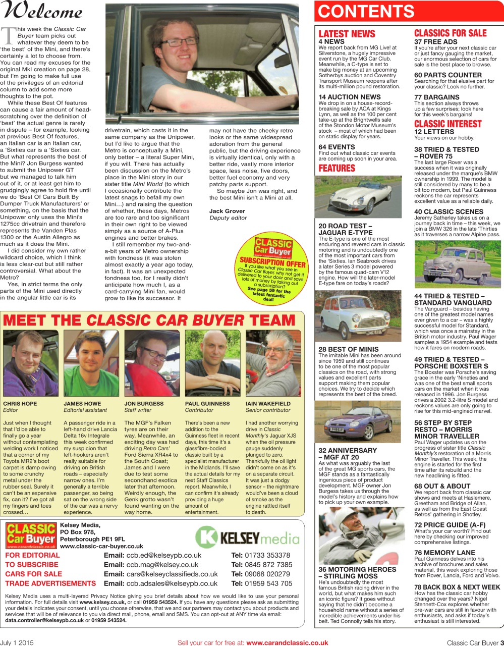 Classic Car Buyer Preview Pages