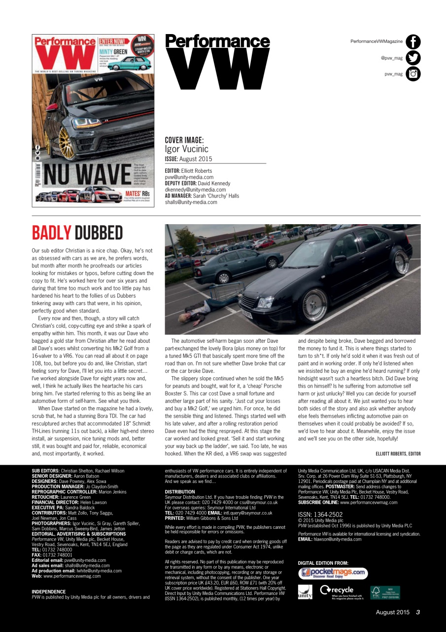 Performance VW Preview Pages