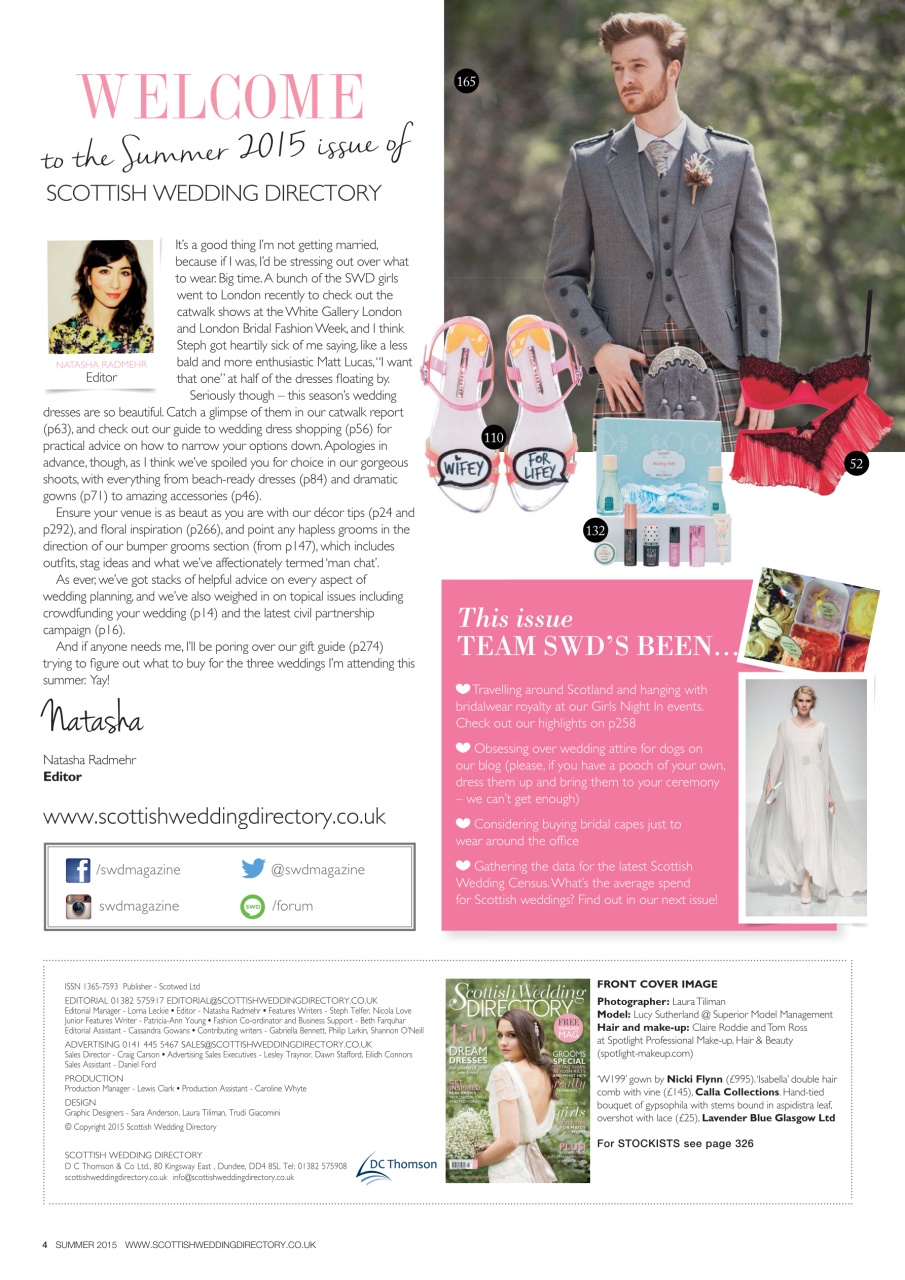 The Scottish Wedding Directory Preview Pages
