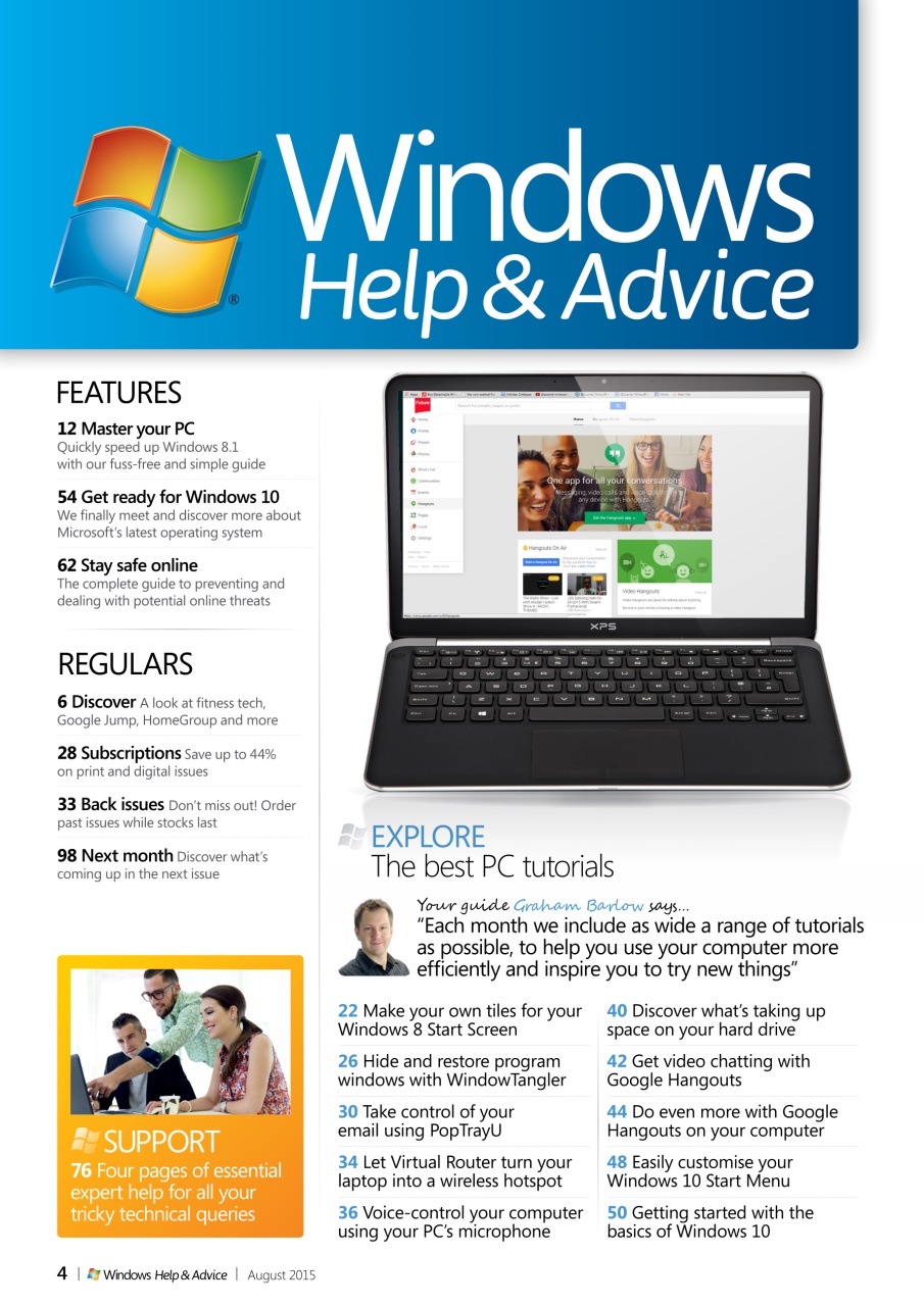 Windows Help & Advice Preview Pages