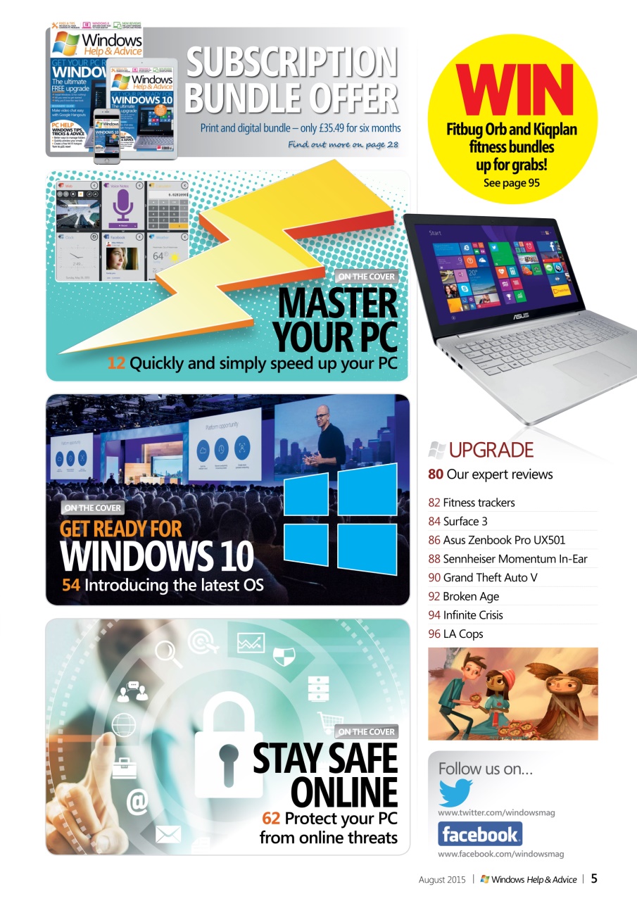 Windows Help & Advice Preview Pages