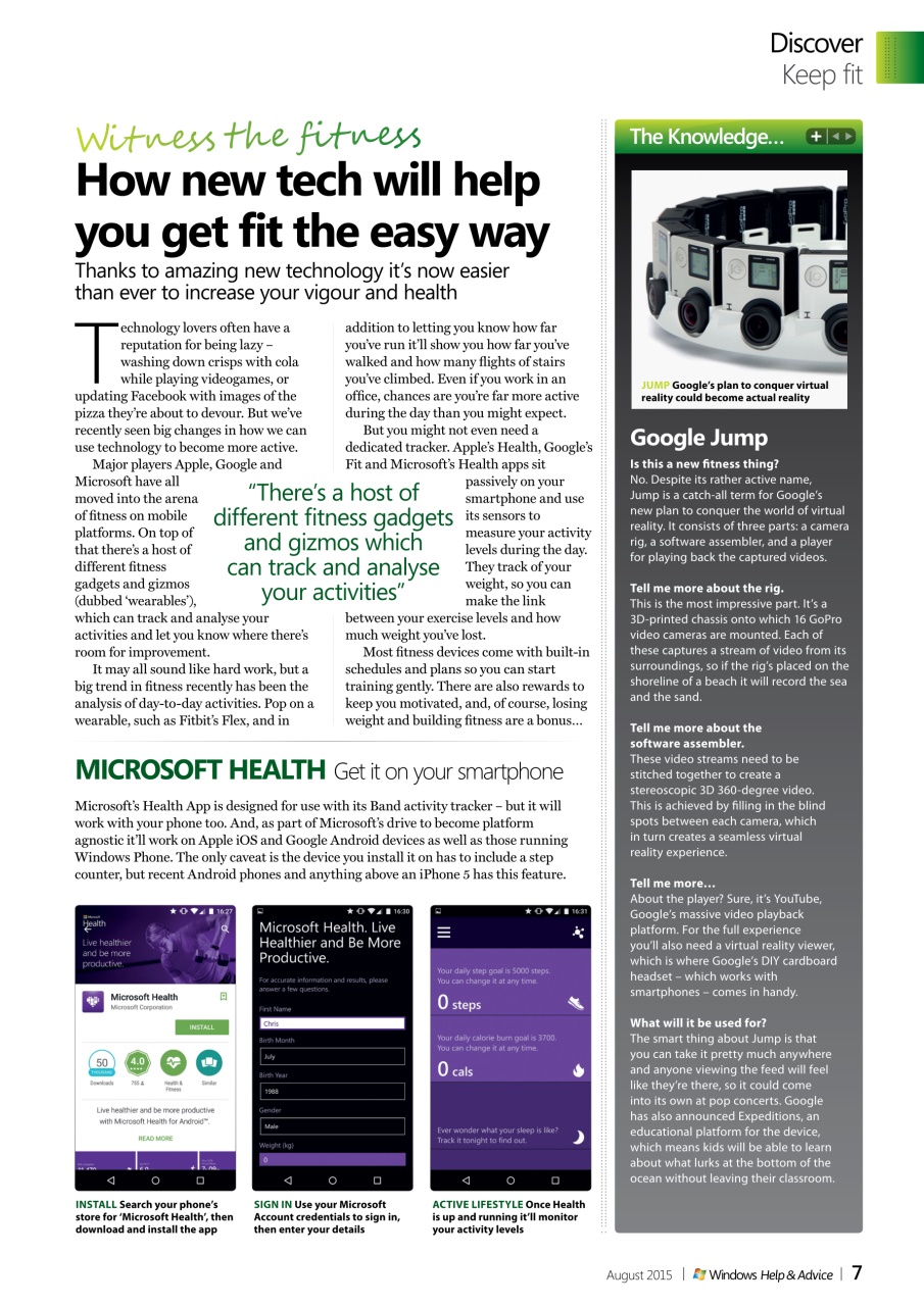 Windows Help & Advice Preview Pages