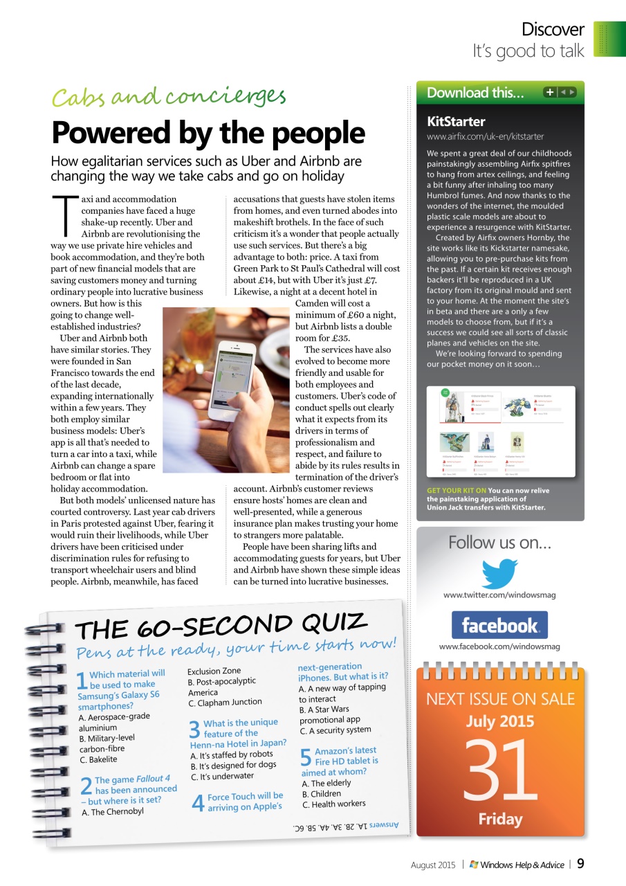 Windows Help & Advice Preview Pages