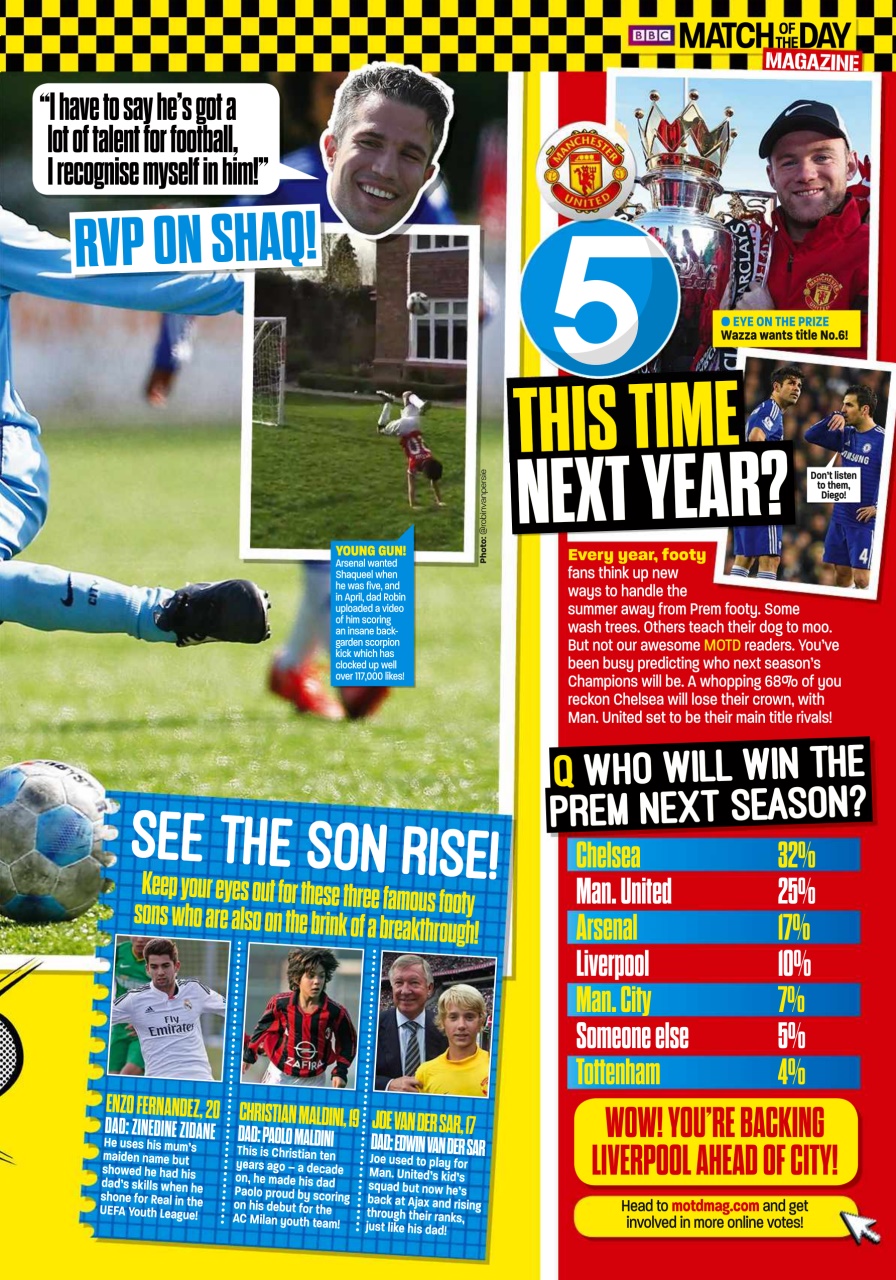 Match of the Day Preview Pages