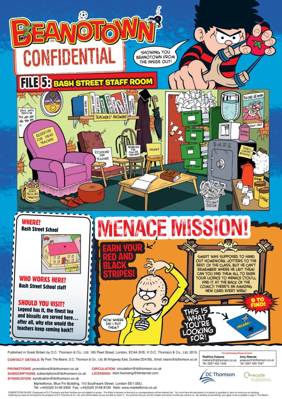 Beano Preview Pages