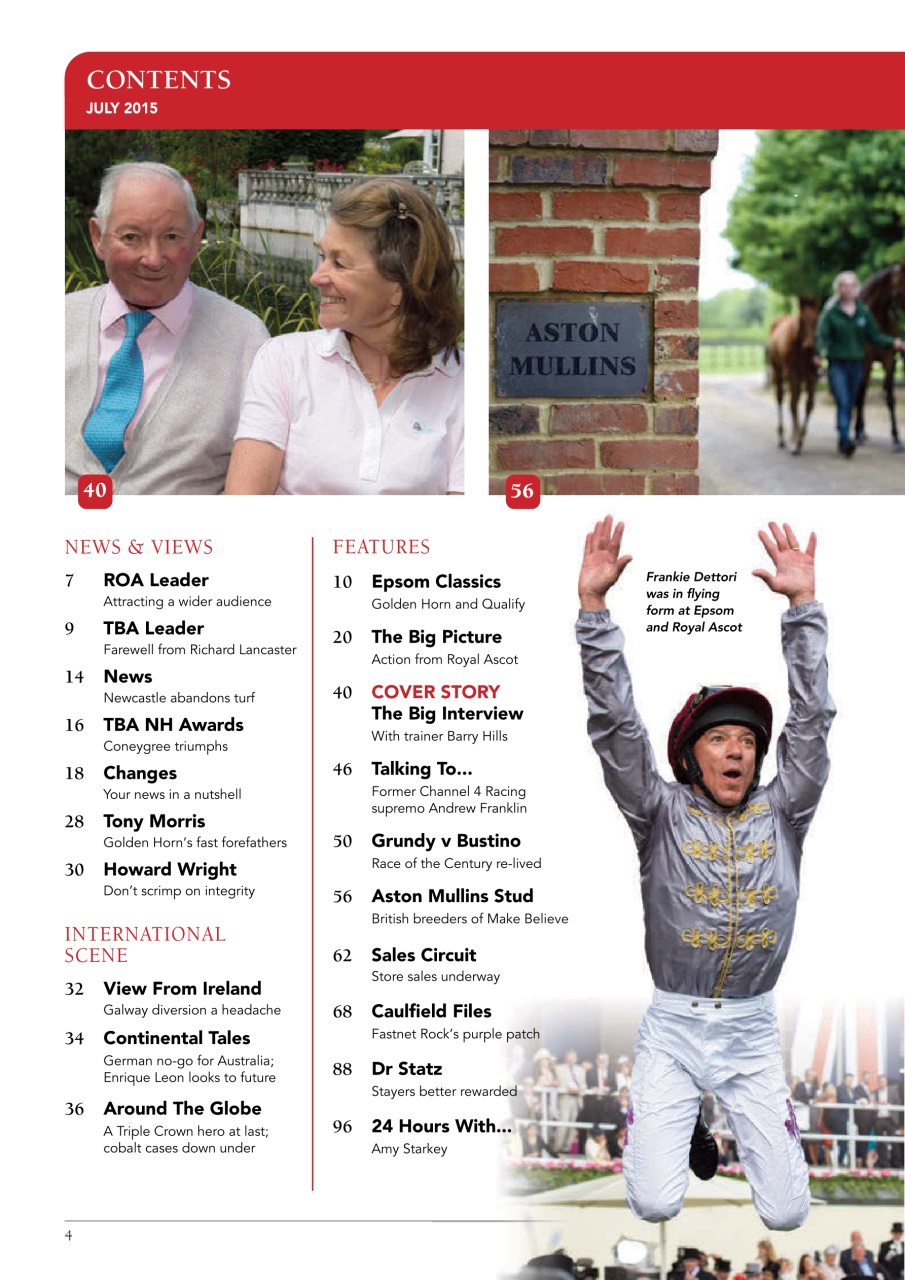 The Owner Breeder Preview Pages