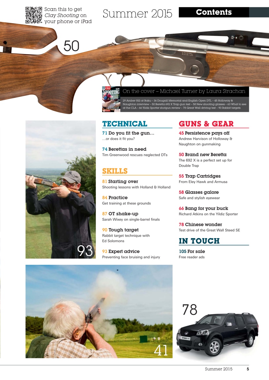 Clay Shooting Preview Pages