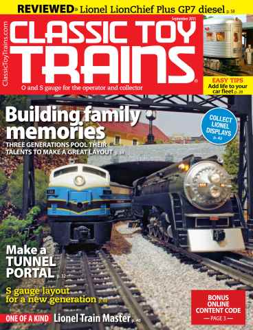 Classic Toy Trains issue September 2015
