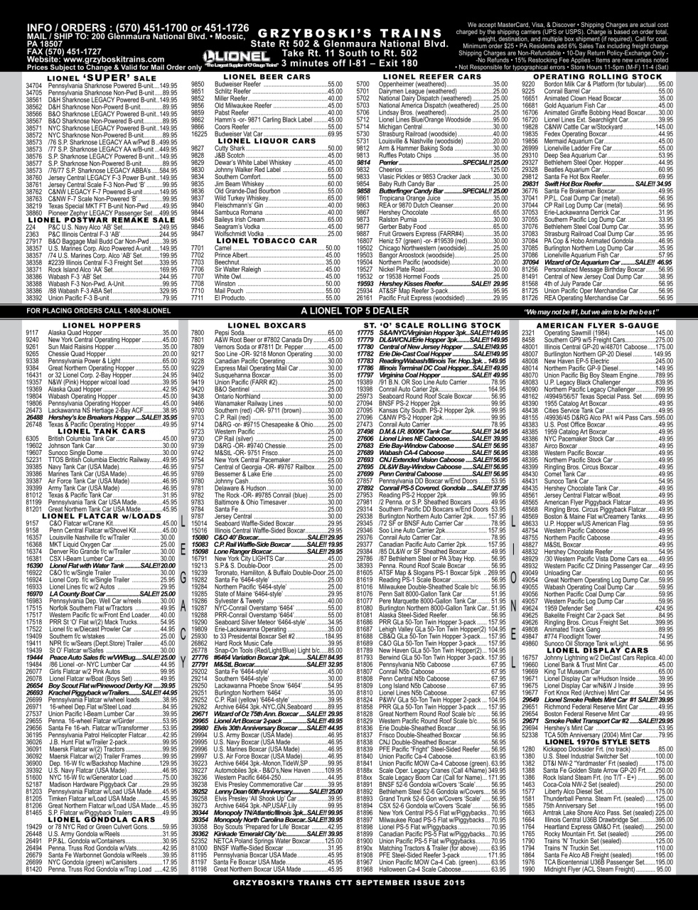 Classic Toy Trains Preview Pages