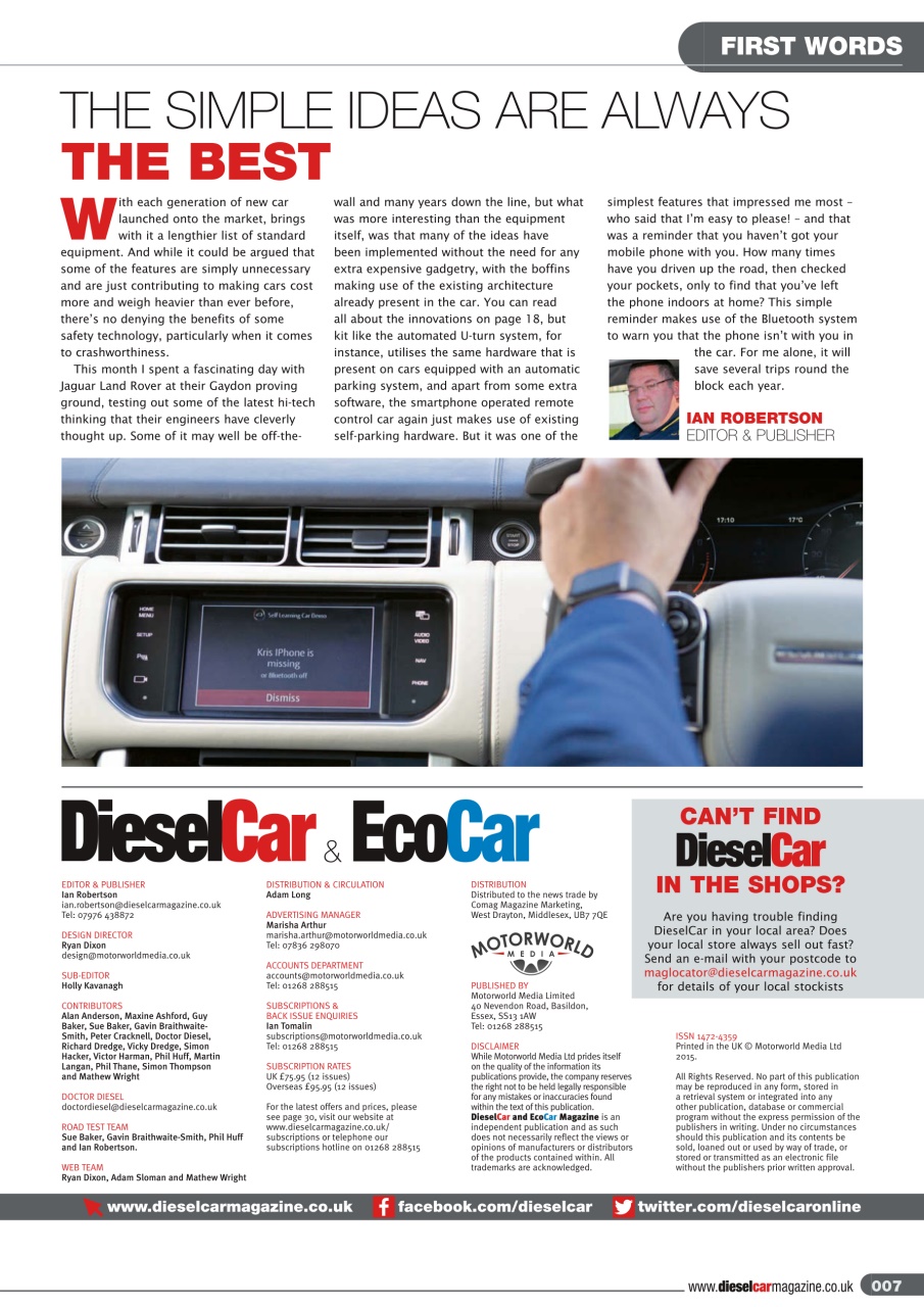 Diesel&EcoCar Magazine Preview Pages