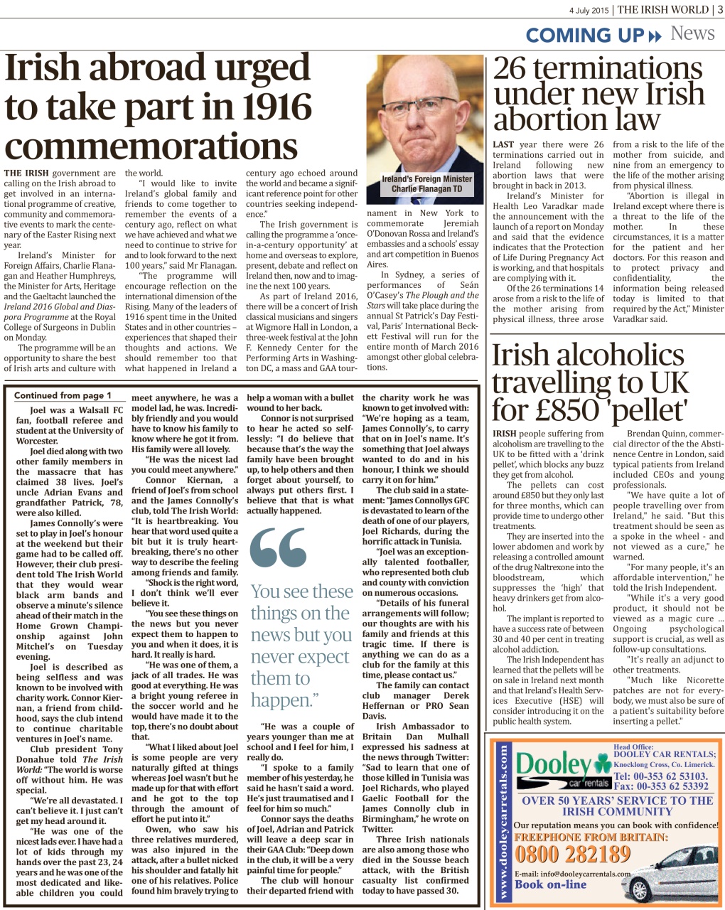 Irish World Preview Pages