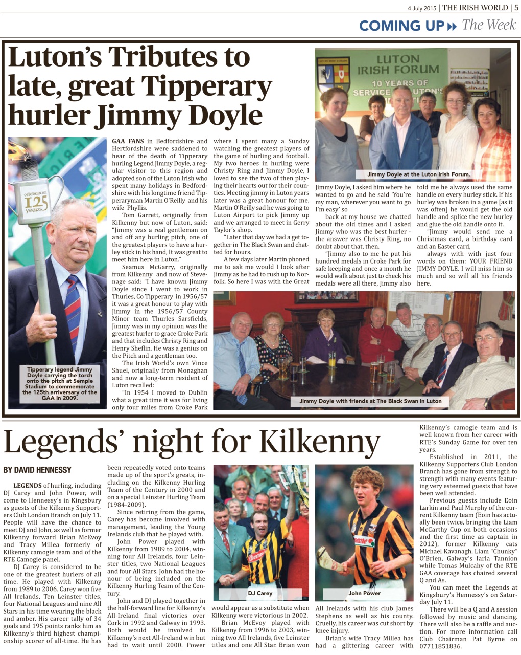 Irish World Preview Pages