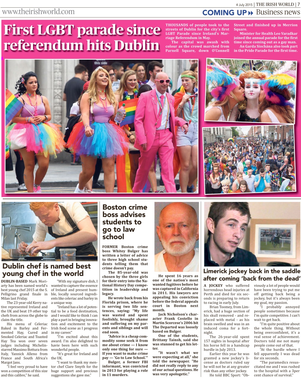 Irish World Preview Pages