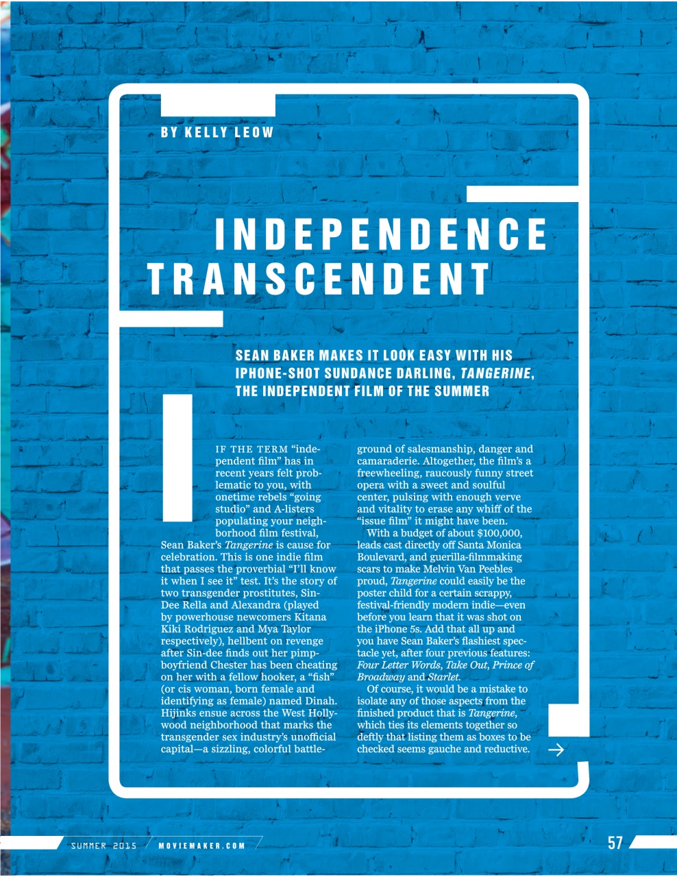 MovieMaker Magazine Preview Pages