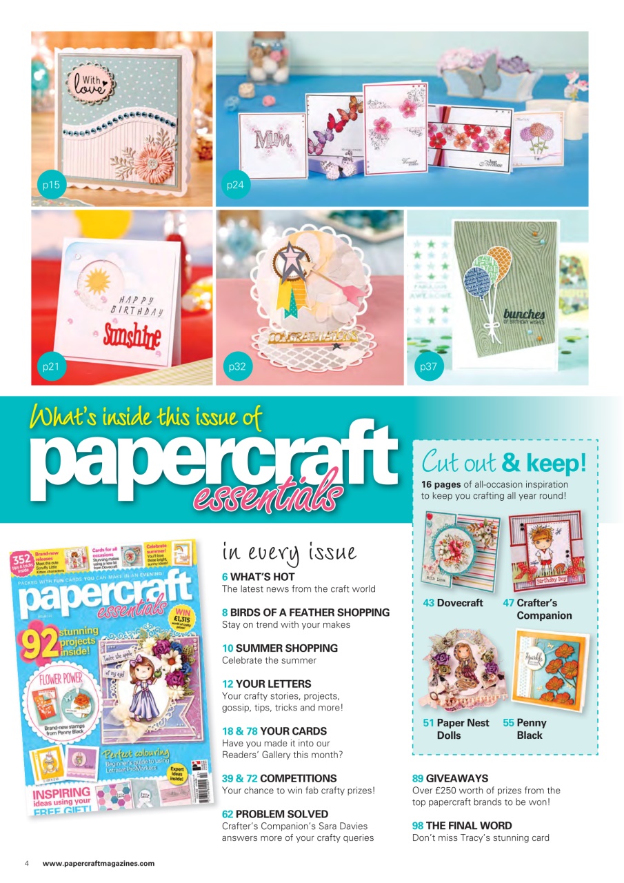 Papercraft Essentials Preview Pages