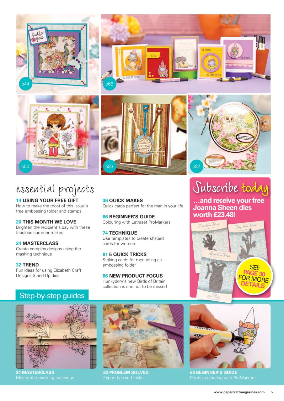 Papercraft Essentials Preview Pages