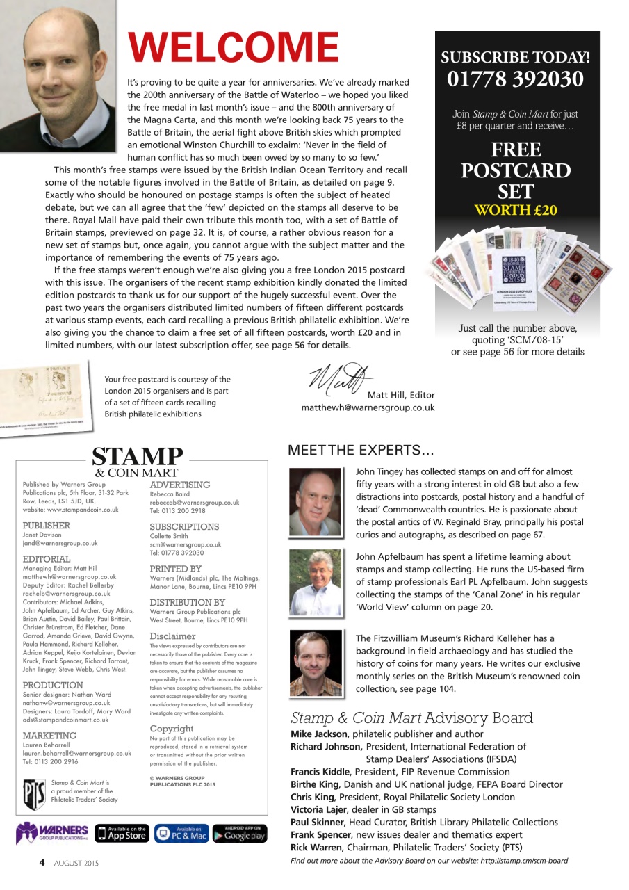 Stamp Collector Preview Pages