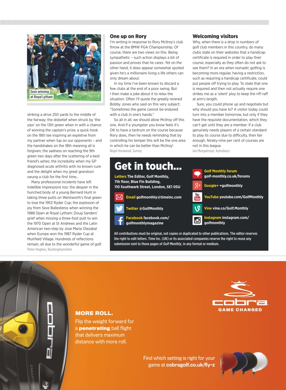 Golf Monthly Preview Pages