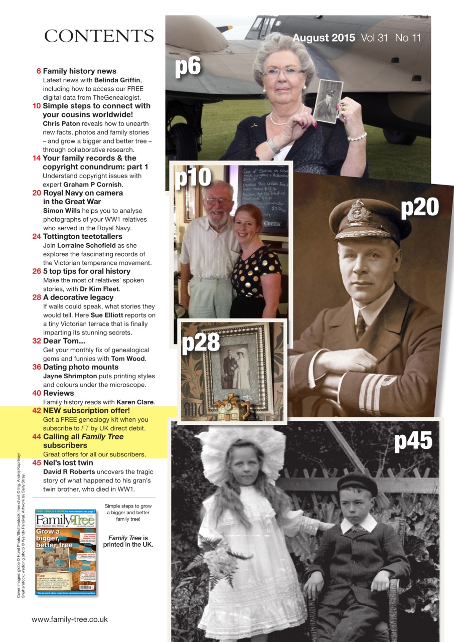 Family Tree Preview Pages