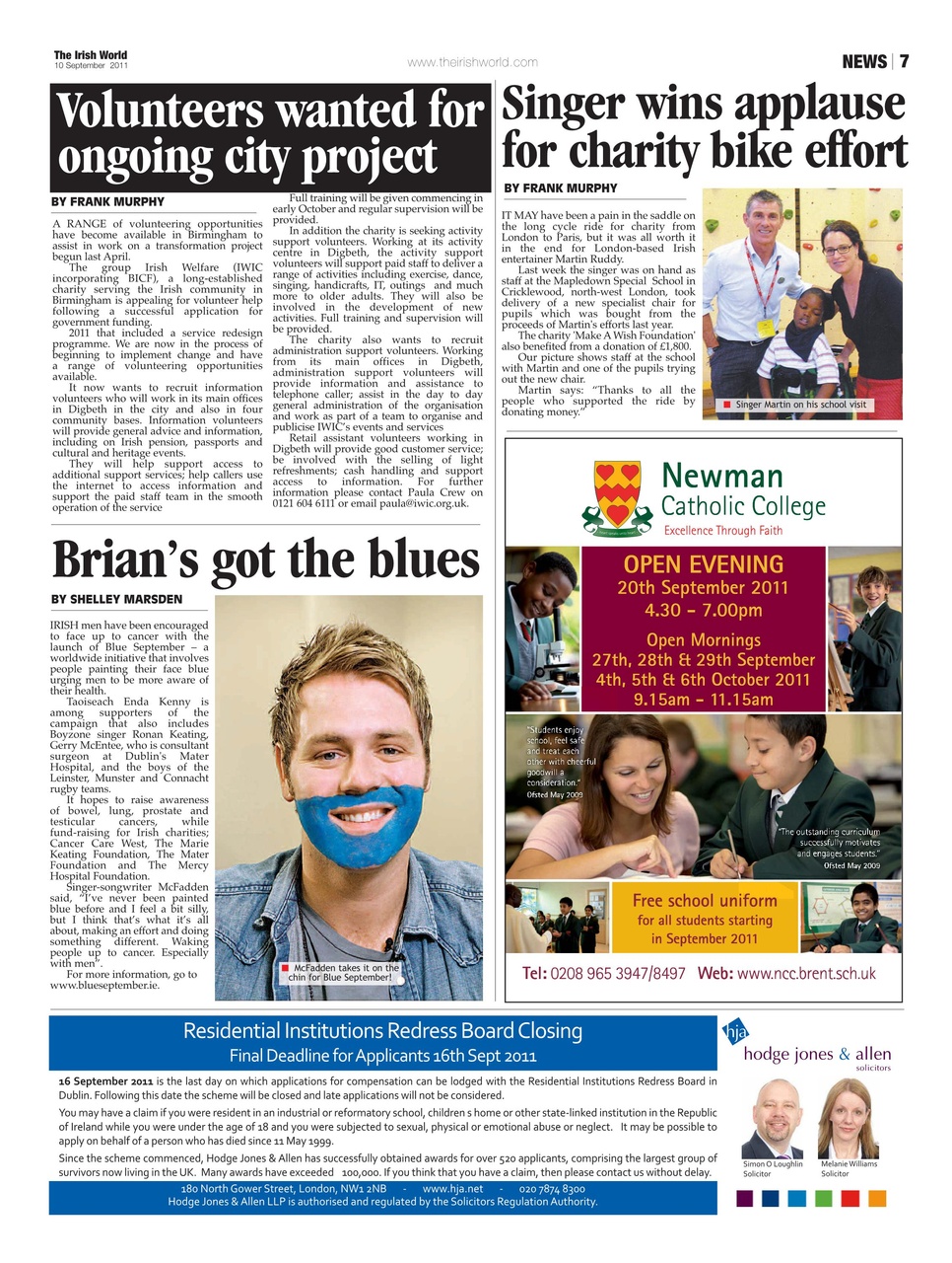 Irish World Preview Pages