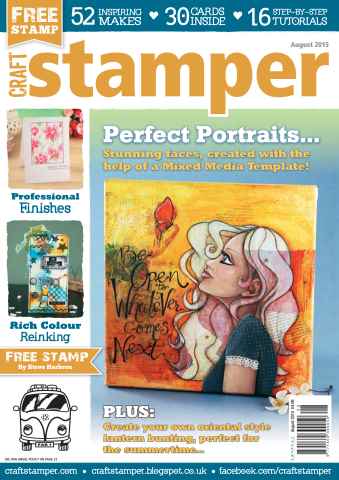 Craft Stamper issue August 2015