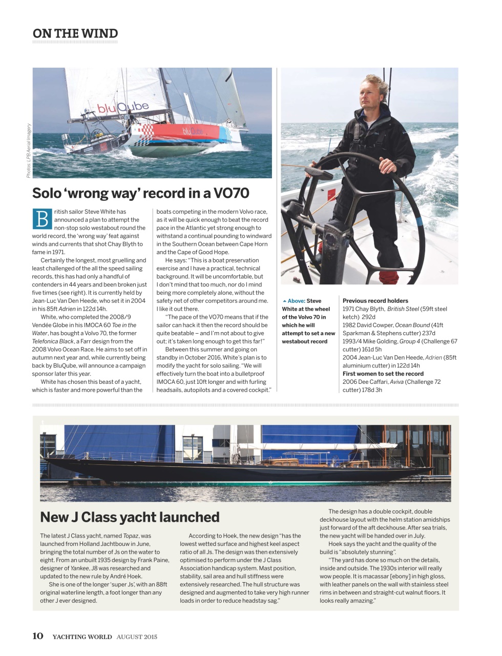 Yachting World Preview Pages