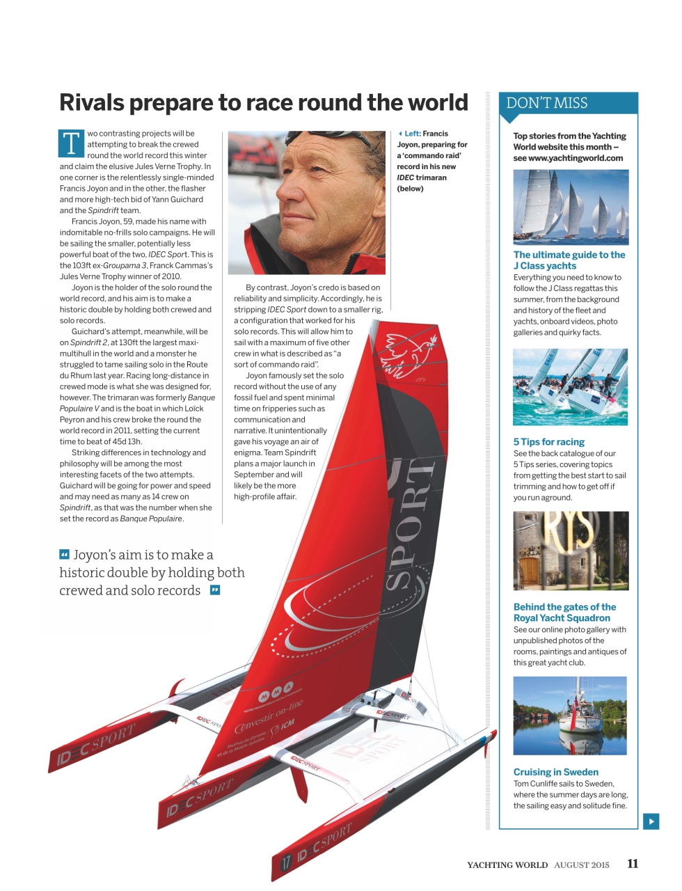 Yachting World Preview Pages