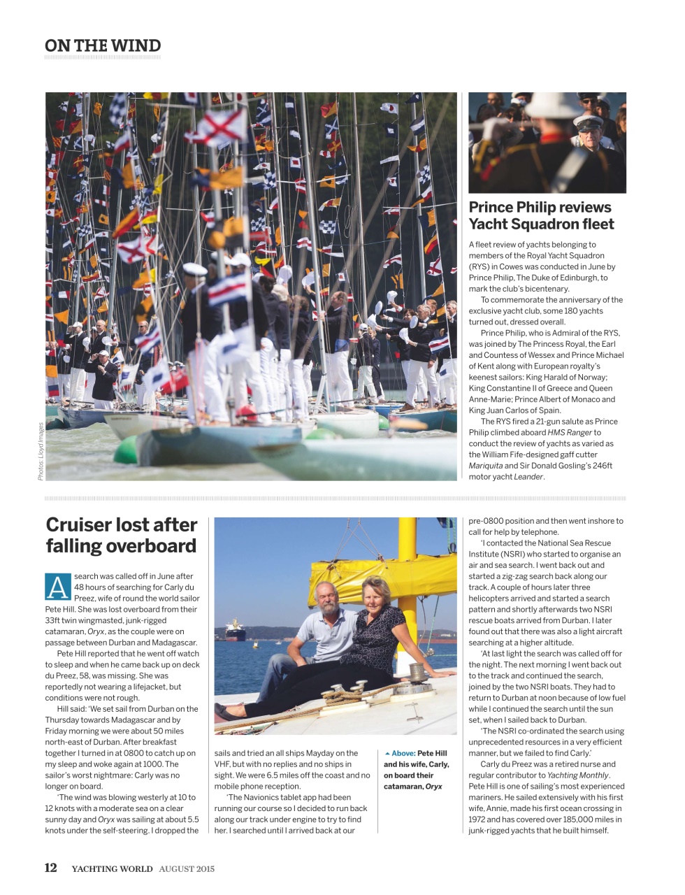 Yachting World Preview Pages