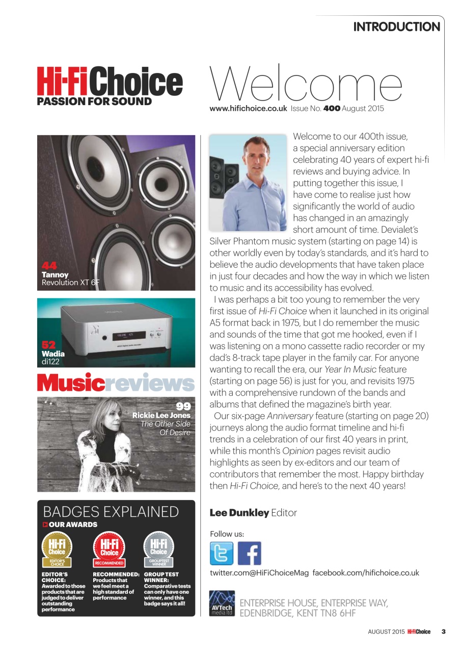 Hi-Fi Choice Preview Pages