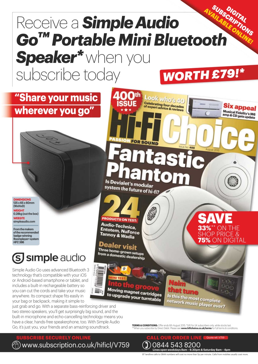 Hi-Fi Choice Preview Pages