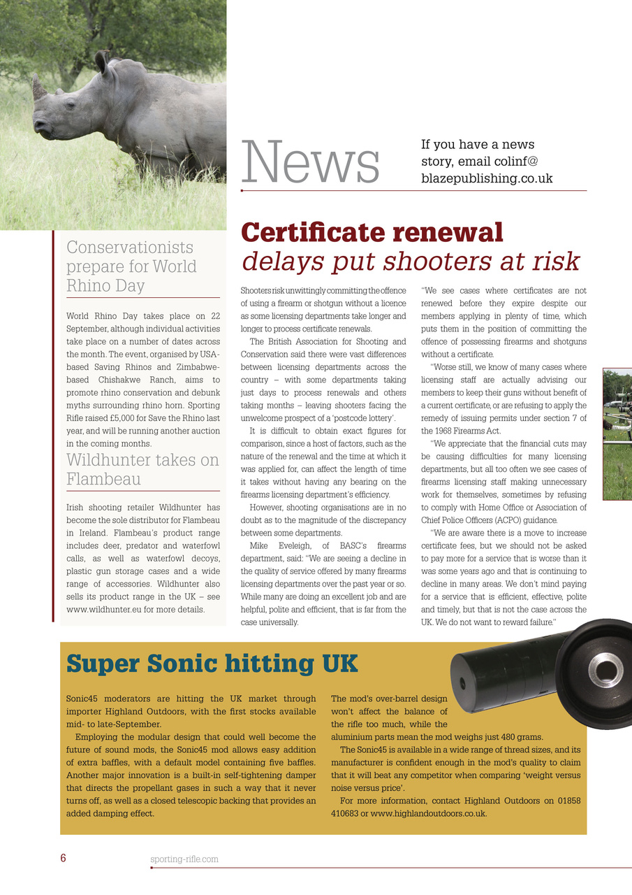 Sporting Rifle Preview Pages