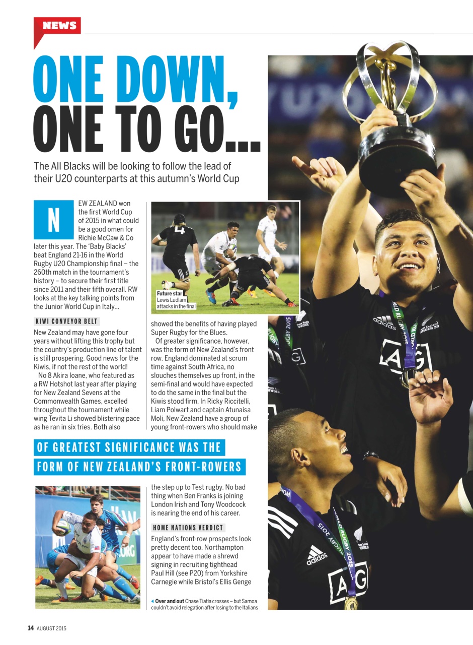 Rugby World Preview Pages