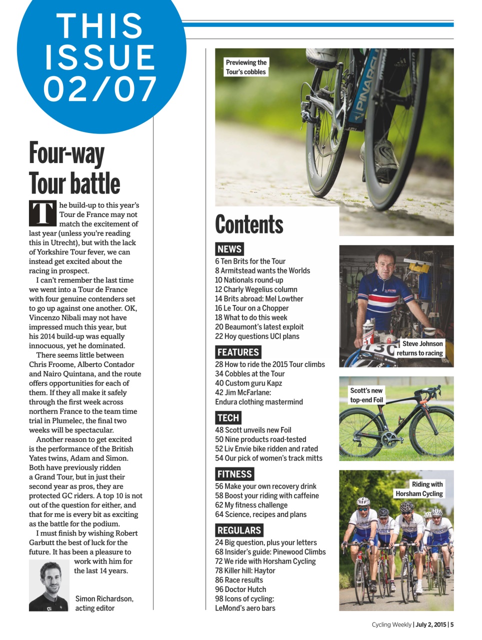 Cycling Weekly Preview Pages
