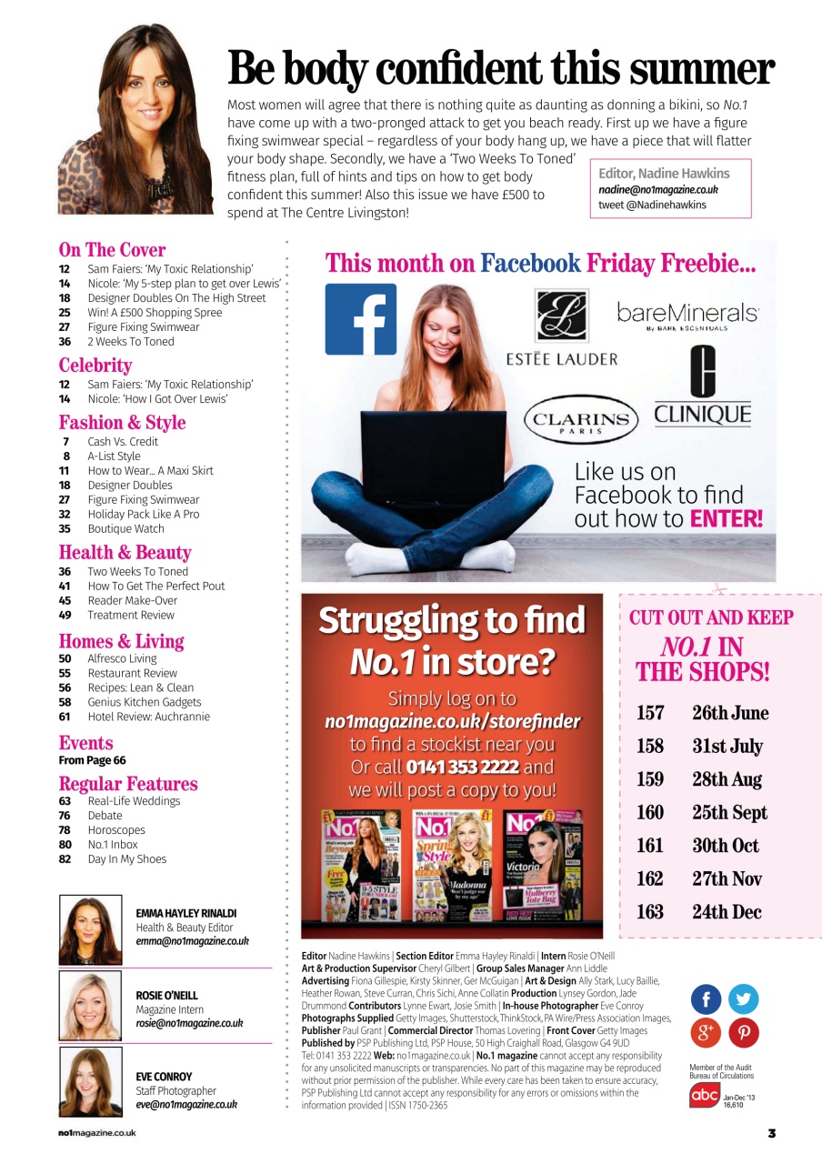 Number 1 Magazine Preview Pages