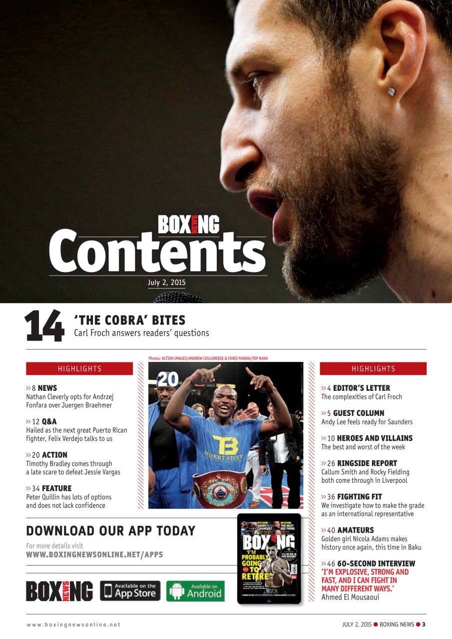 Boxing News Preview Pages