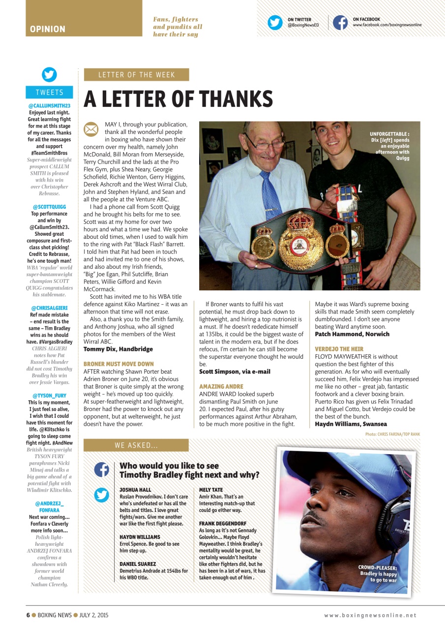 Boxing News Preview Pages