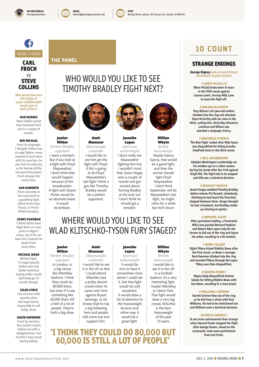 Boxing News Preview Pages