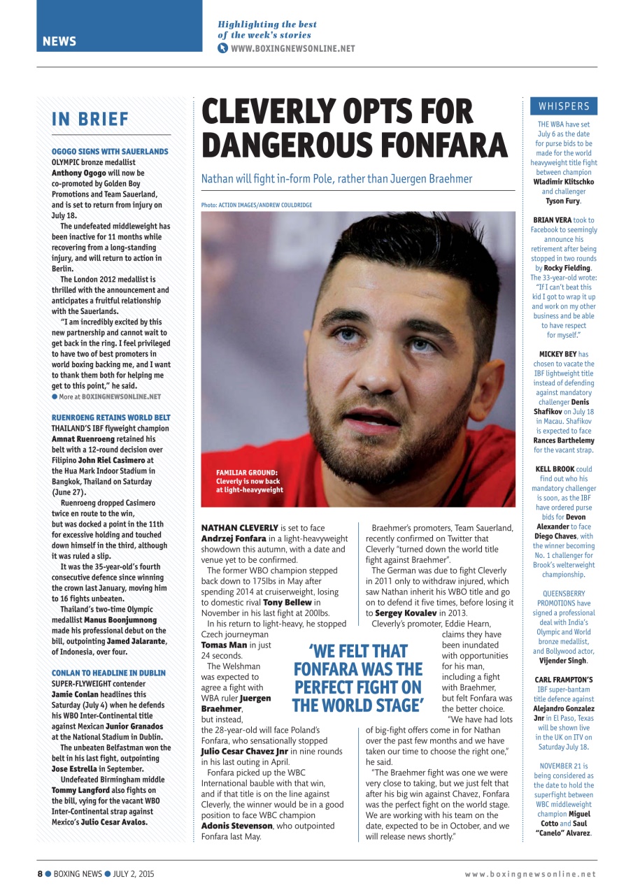 Boxing News Preview Pages