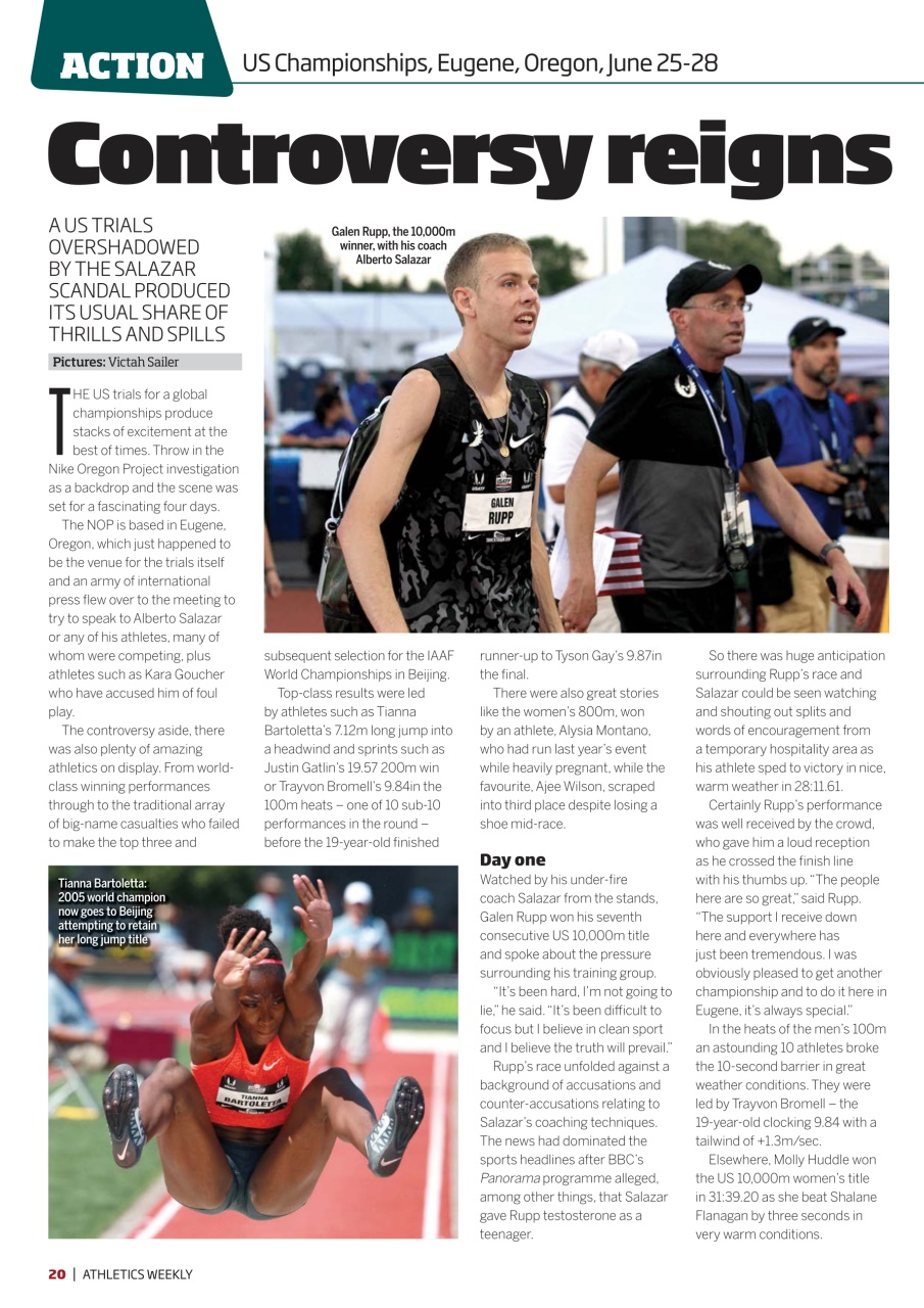 AW – Athletics Weekly Magazine Preview Pages