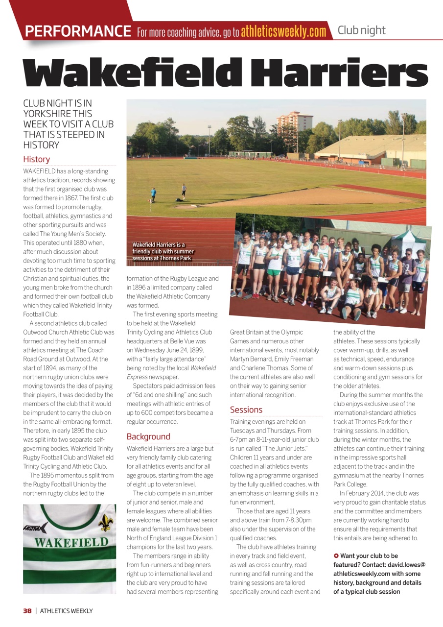 AW – Athletics Weekly Magazine Preview Pages