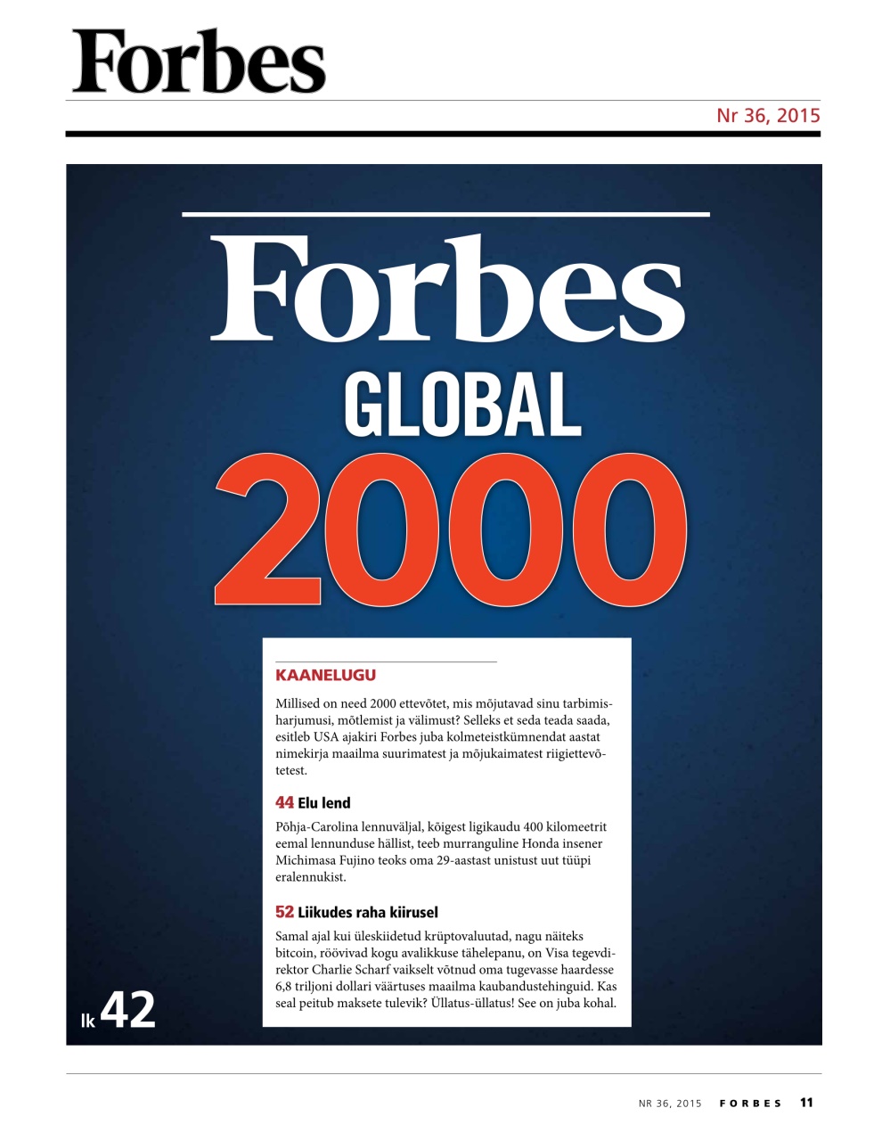 Forbes Estonia Preview Pages