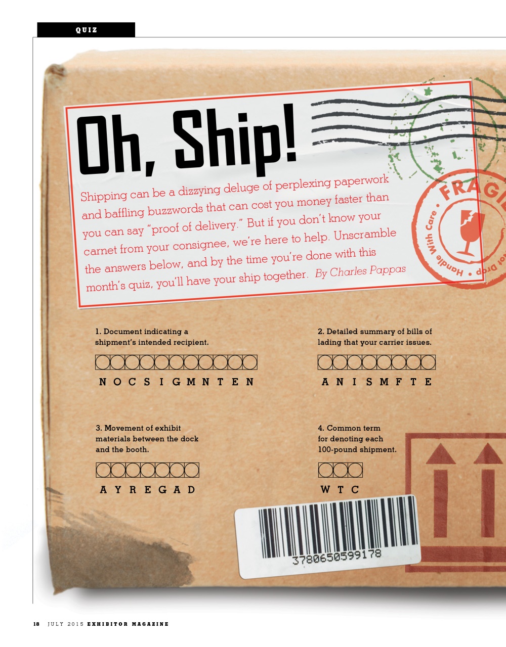 EXHIBITOR Magazine Preview Pages