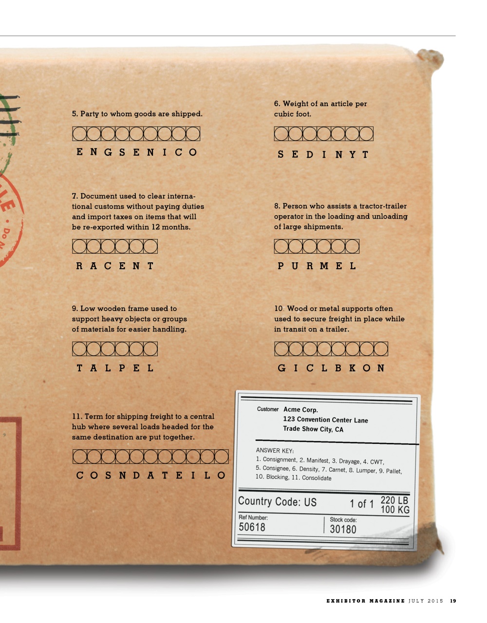 EXHIBITOR Magazine Preview Pages