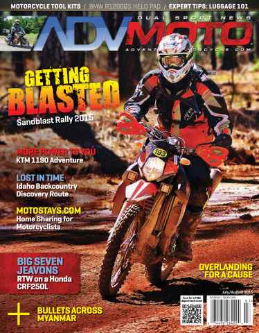 Adventure Motorcycle issue July-August 2015