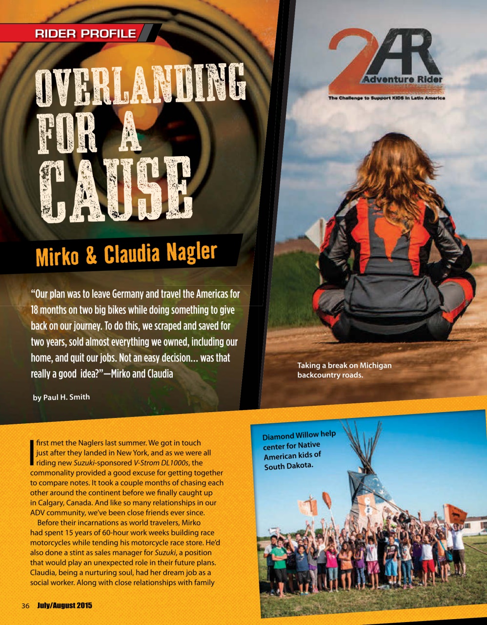 Adventure Motorcycle Preview Pages