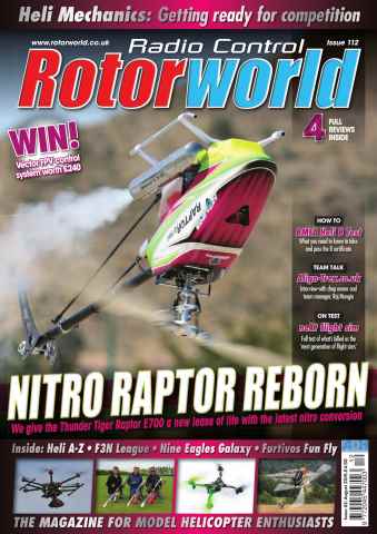 Radio Control Rotor World issue Aug 112